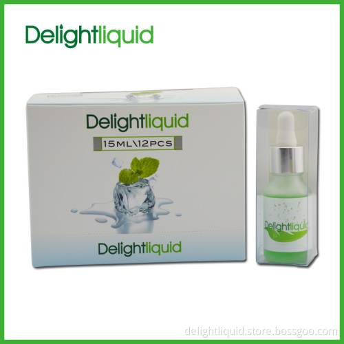 FDA Approved 15ml Dropper Glass Bottle Mint E-Liquid